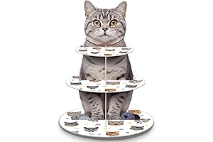 Pasimy: Purrfect Cat Birthday Decoration