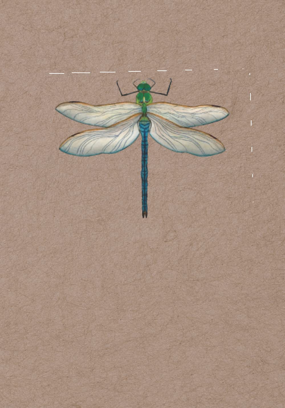 Dragonfly Notebook A5 – Cute Green And Blue Dragonfly Composition Lined Journal With Small Dragonfly On Every Page: Pretty Medium College Ruled Notebook With Watercolor Painting For Women And Girls
