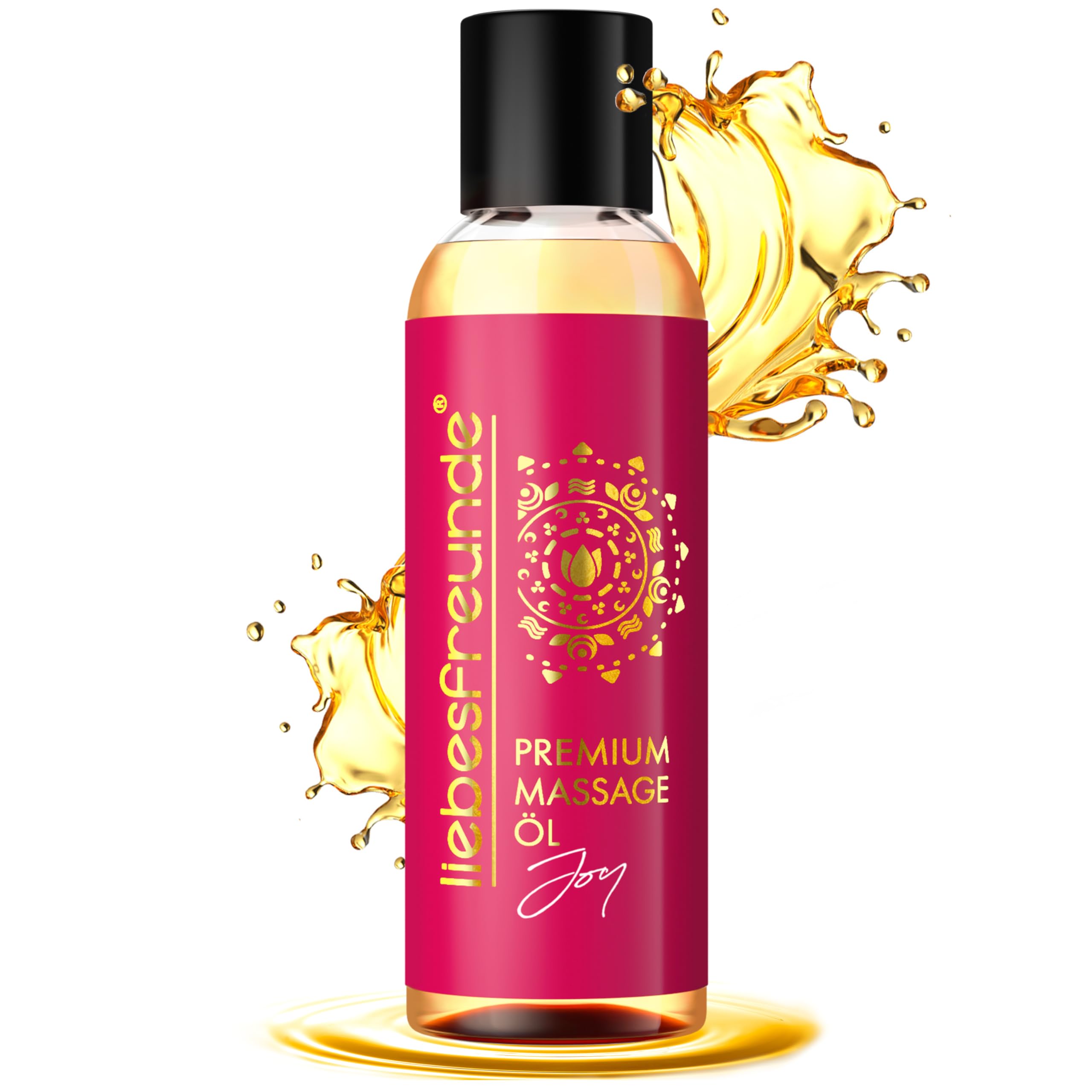 Liebesfreunde® Massageöl Joy - Sinnliches Massage Öl zur Entspannung für Paare, 150 ml