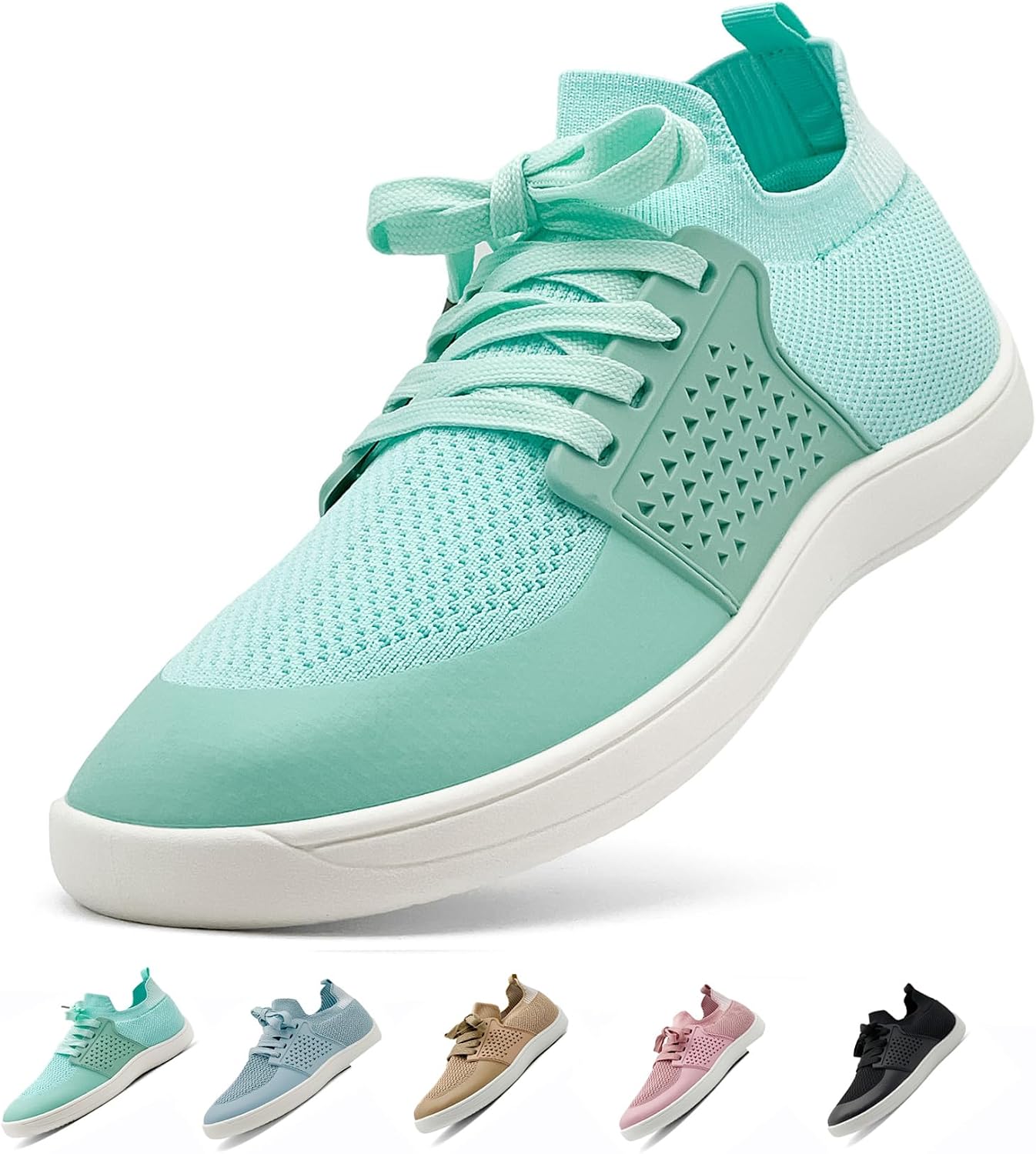 Barefoot Shoes Women Men Wide Barefoot Shoes Breathable Mesh Trainers Lightweight Tennis Shoes Walking Shoes
