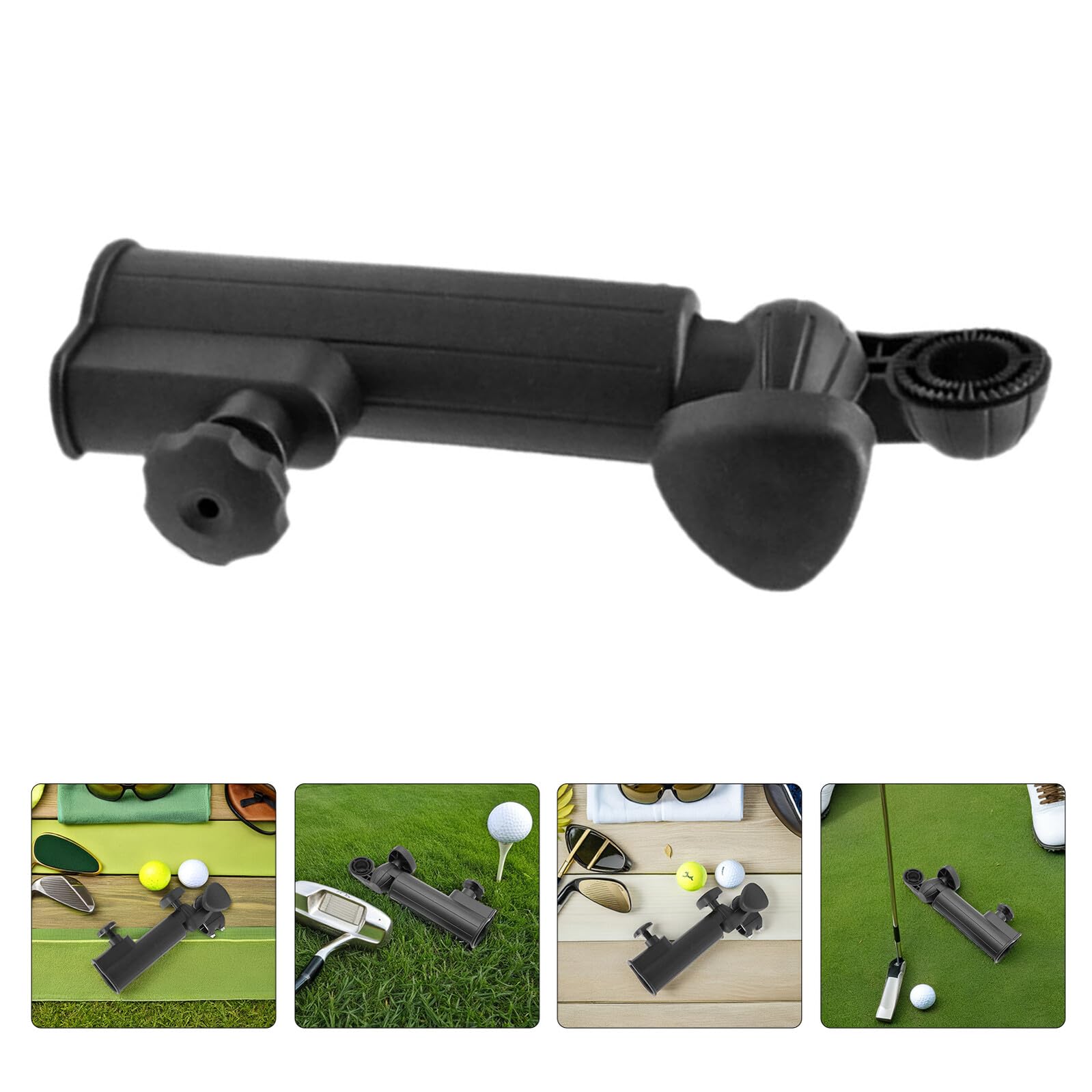 Kisangel 2 Stück Pack Verstellbare Schirmhalterung aus Robustem Material für Golftrolleys Kinderwagen und Strandstühle Universelle Schirmklemme für Outdoor Einsätze
