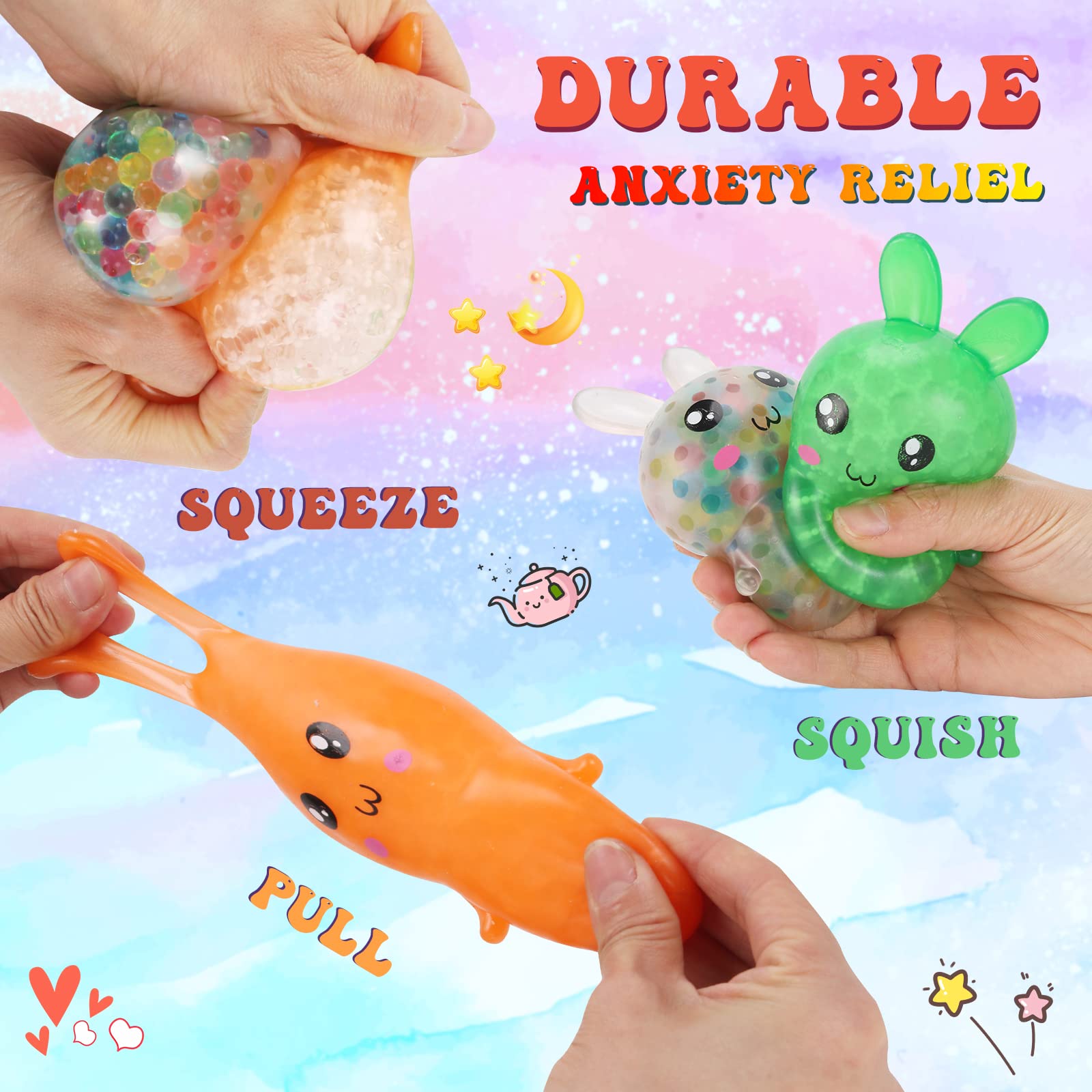 2-teiliges Stressball-Set Karotte & Hase – Anti-Stress-Spielzeug Für Kinder & Erwachsene, Perfekt Für Ostern
