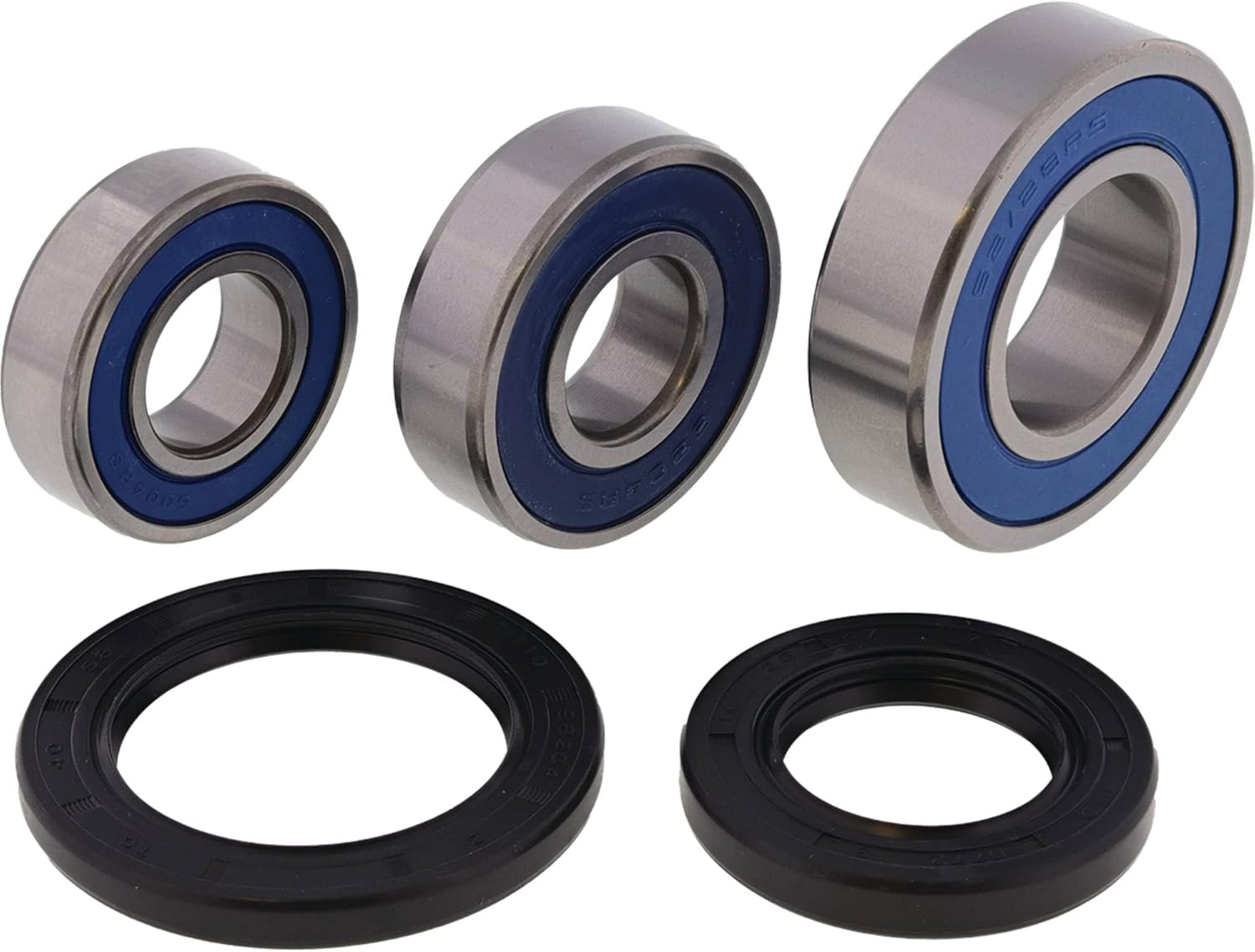 All Balls Racing Wheel Bearing Kit 25-1703 Compatible with/Replacement for Yamaha FJ09 2015-2016, FZ07 2015-2017, FZ09 2014-2017, MT07 2018, MT09 (Euro) 2014, MT09 2018, XSR700 2018
