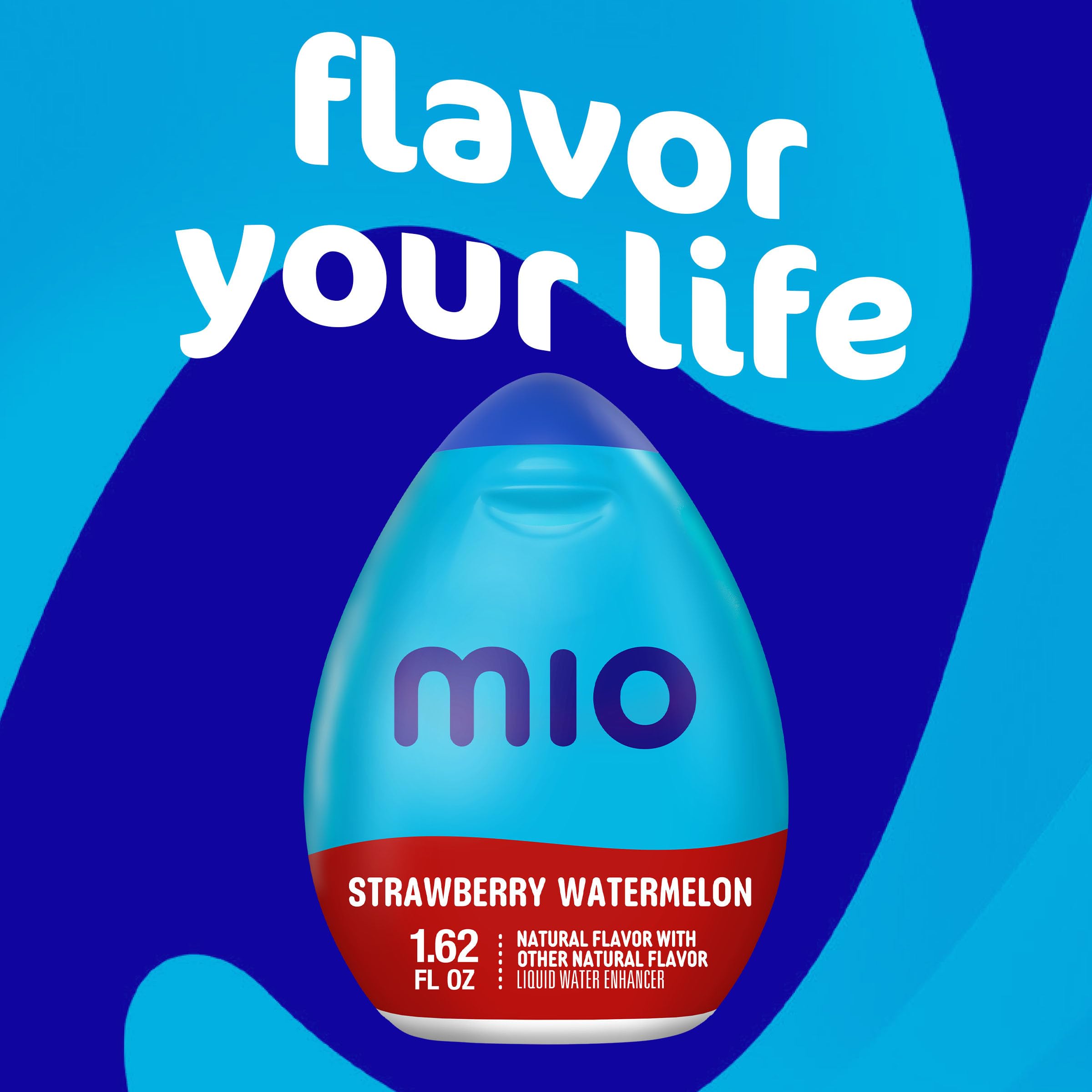mio Strawberry Watermelon Flavored with other natural flavor Liquid Water Enhancer, 1.62 fl oz Bottle