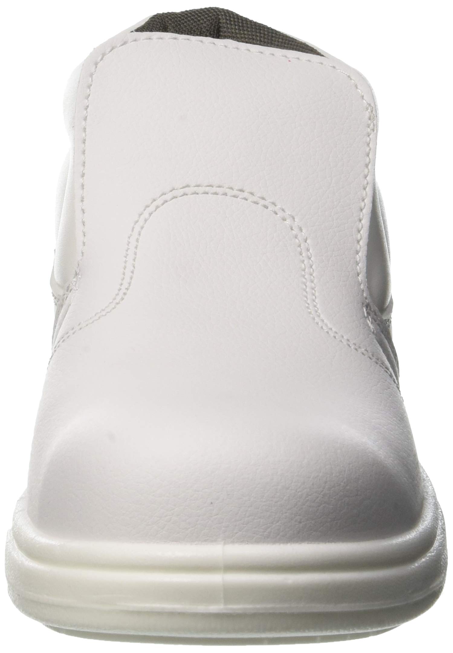 Portwest FW83 Bota Steelite Slip On Puntera Protectora de Acero Acolchado | Blanco, 42, Certificado CE, S2 EN ISO 20345, Lavable a Máquina a 30°C, Suela Auto-Limpiable, Calzado Antiestático, Industria