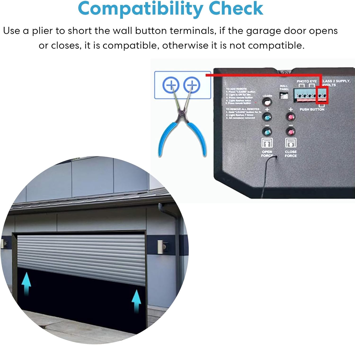 LoraTap ZigBee Smart Garage Door Control | Integrated Reed Sensor Relay Module | USB 5V/DC 12-24V | Tuya App/Alexa Compatible | 15-Minute Installation