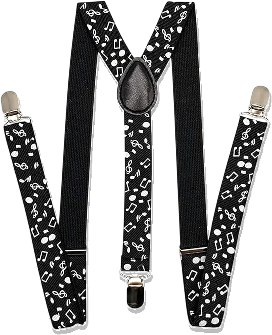 Fashion Suspenders (One Size, Music Notes)