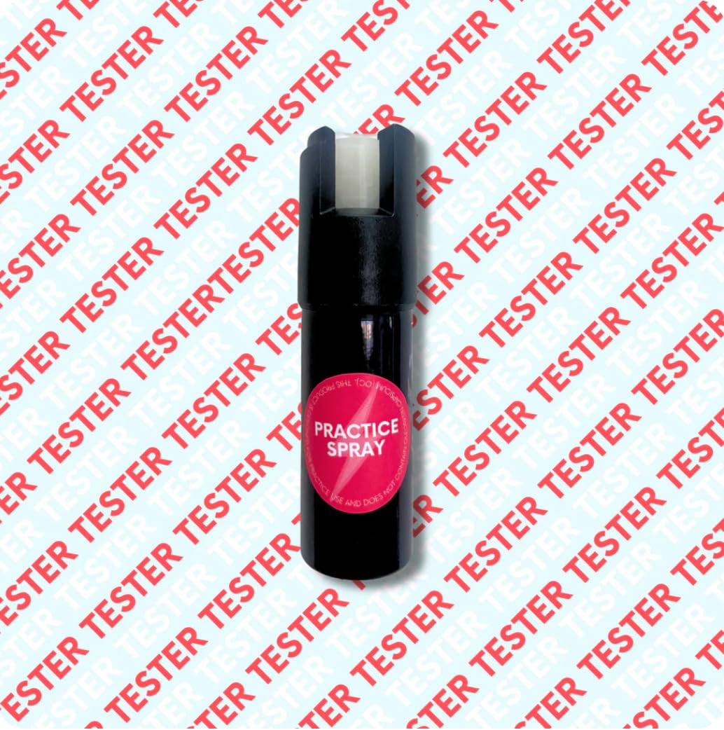 Safely Pepper Spray for Women – Keychain Self-Defense Spray, Max Strength Formula with UV Dye, Safety Lock, Portable & Long Lasting with Glow Variant - 100% Water