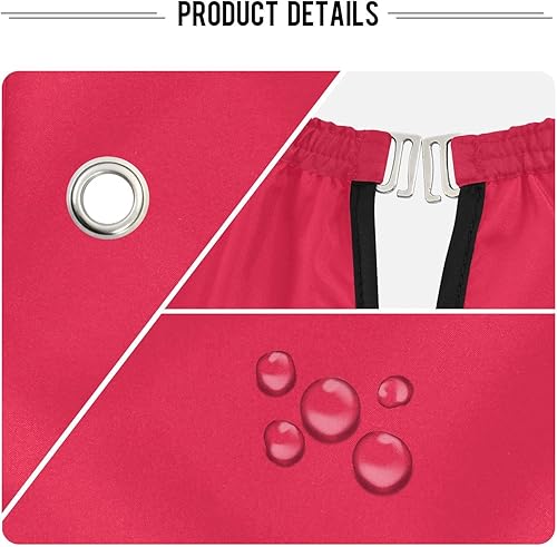 Vista 36 de Yellow Barber Cloth Cape Beauty Salon Capes Waterproof, Salon Styling Capes 64.9 In x 55.1 In Rosado Perla