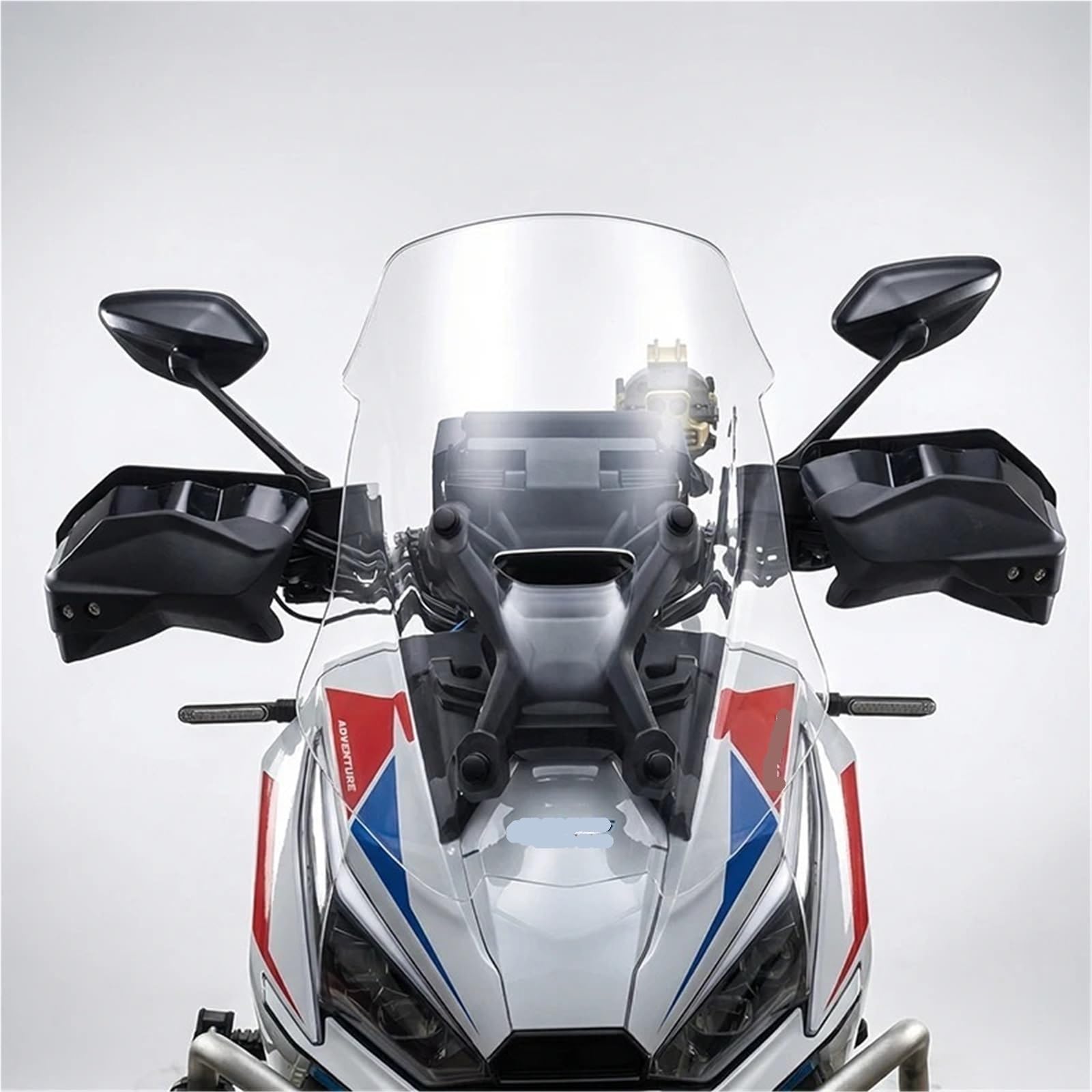 Manillar Guardamanos Motos Compatible con Zontes ZT-368G 2024-2026 Motocicleta Protector de Mano extensión protección guardamanos(Gray)