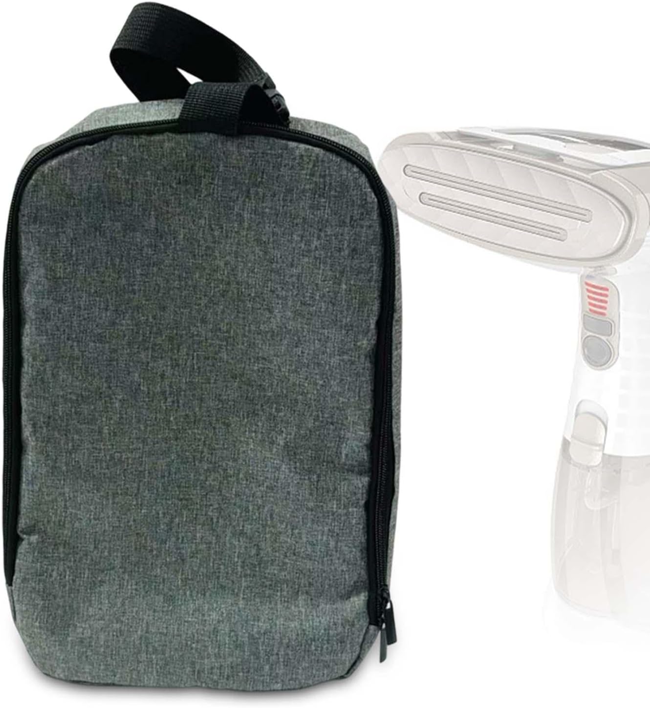 Garment Steamer Carrying Case Holder with Hanging Strap, 9.6x5.5x14.2 inch Oxford Cloth Storage Bag for Portable Steamers