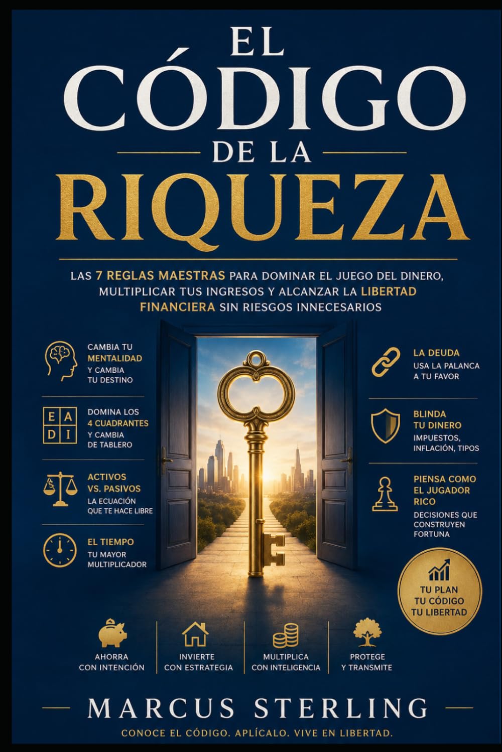 El Código de la Riqueza: Las 7 reglas maestras para dominar el juego del dinero, multiplicar tus ingresos y alcanzar la libertad financiera sin riesgos innecesarios