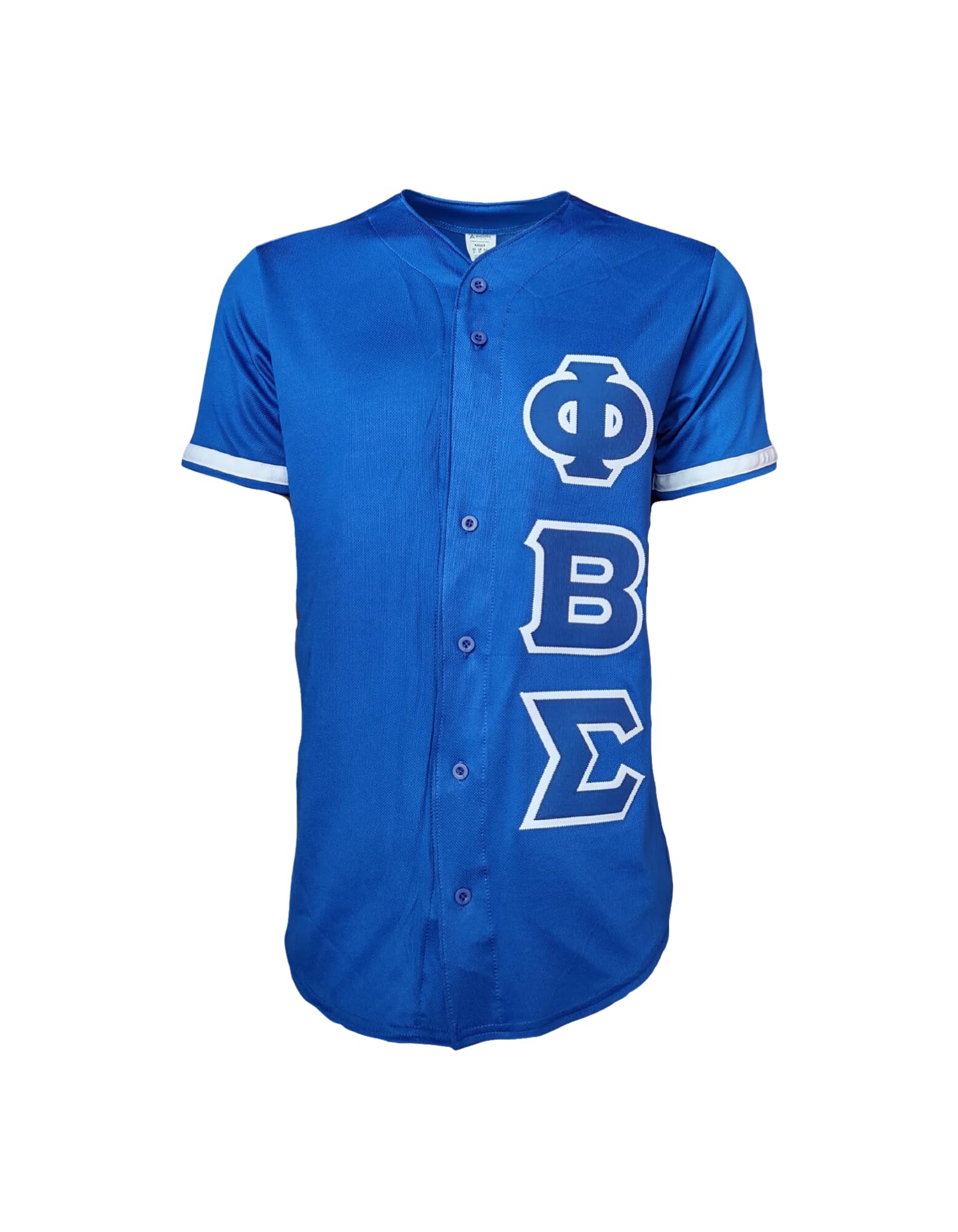 Phi Beta Sigma Full Button Baseball Jersey