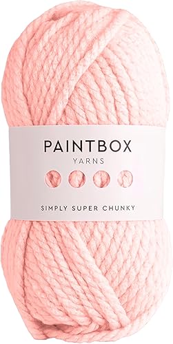 Miniatura 7 de Simply Super Chunky Yarn - Hilo súper voluminoso, 100 % acrílico, color rosa chicle #1150