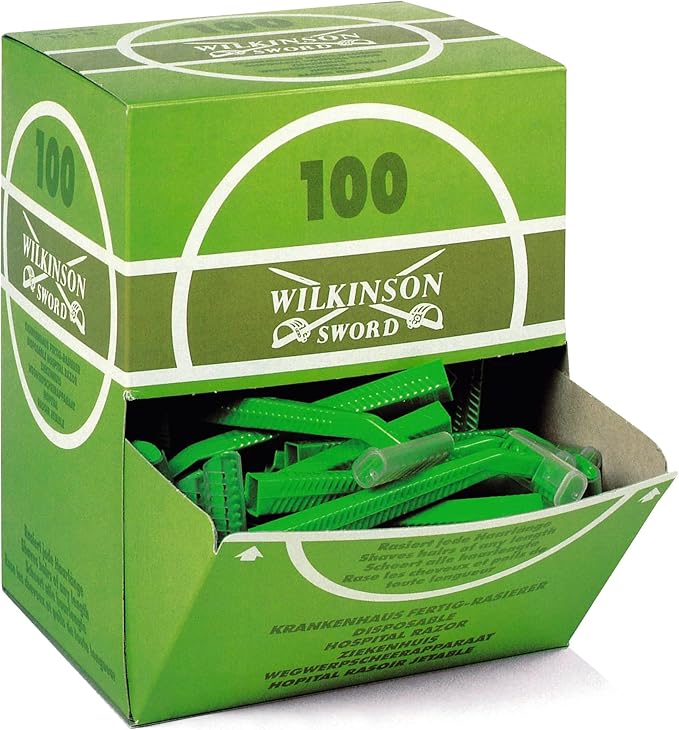 Wilkinson Sword Hospital Disposable Razor | Single Blade | Designed for ...