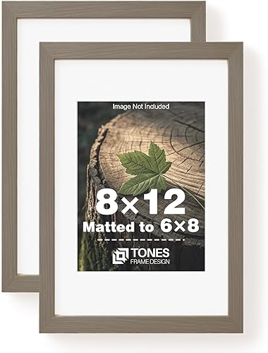 Vista 29 de Marco de Fotos de 5x7 Enmarcado para 4x6 Acabado de Chapa de Madera Natural Marco de Fotos de Madera de 5 x 7 con Plexiglás Marco de Fotos de 5 por