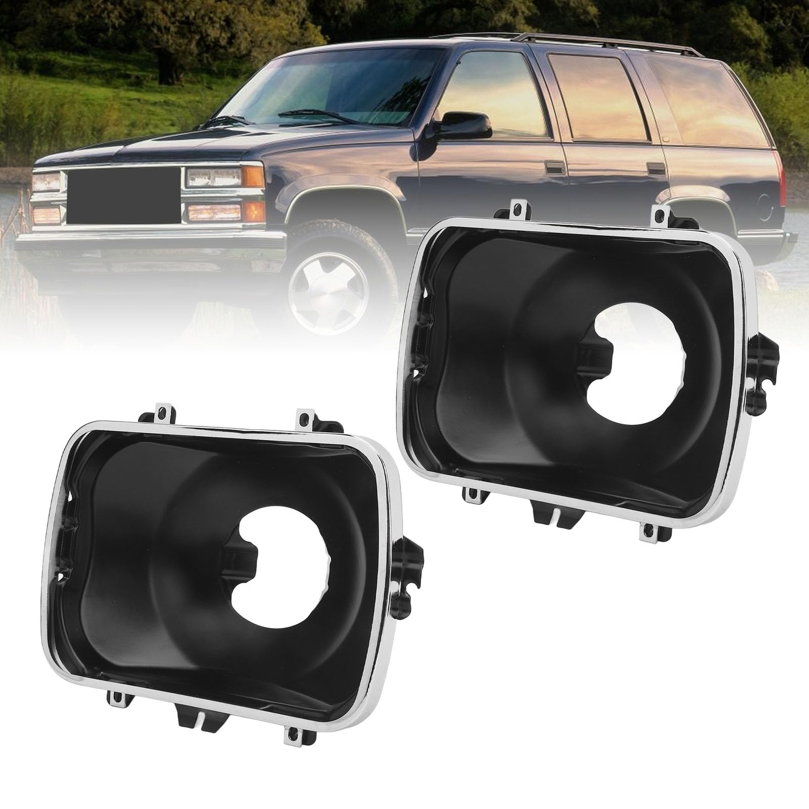 Bnineteenteam Juego de Cubos para Faros Delanteros 5X7 Soporte Fuerte 42437 Reemplazo Estándar OEM de Metal para Diseño Estético Elegante Adecuado para Profesionales de
