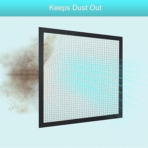 Miniatura 9 de Reemplazo de pantalla para ventana, 48 pulgadas de ancho x 197 pulgadas de largo, pantalla duradera para ventanas y puertas ajustables, rollo de