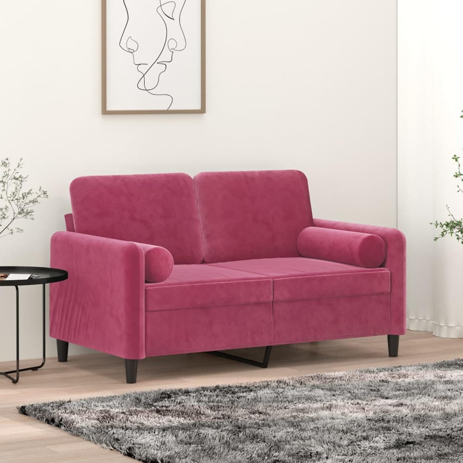 Coussins Décoratifs en Velours Souple et Résistant pour Mobilier Moderne