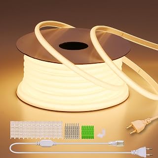 BENLUN AC 230V COB LED Streifen Aussenbereich Wasserdicht 30m