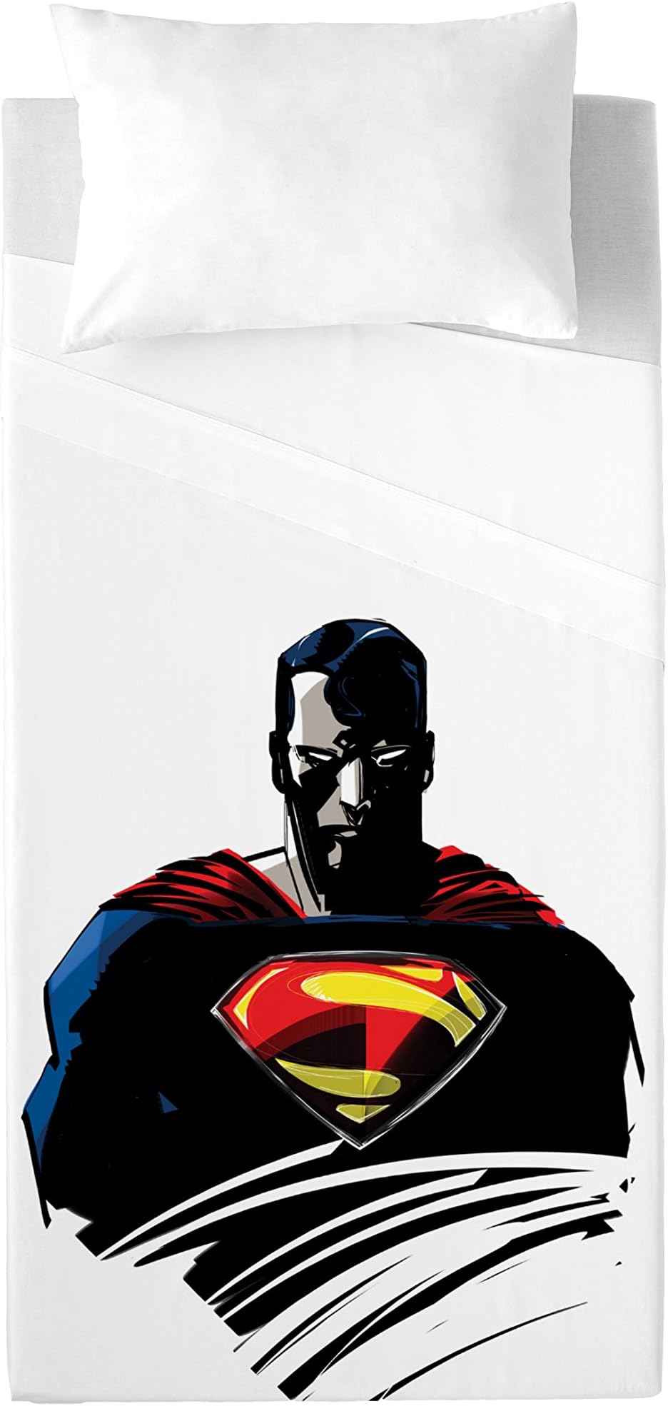 Euromoda Licenses Bedding Set Superman White 180 x 270 + 145 x 120 cm