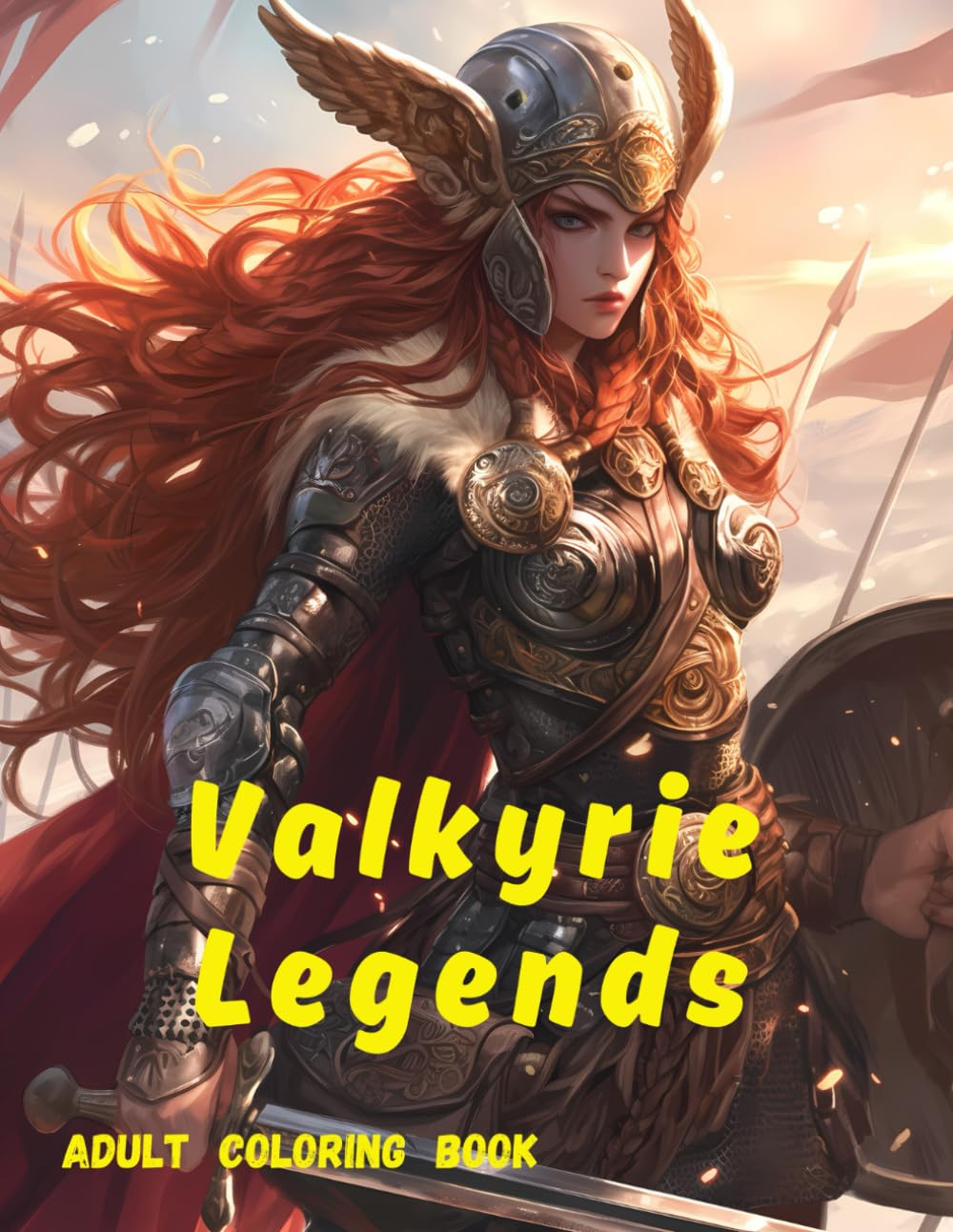 Valkyrie Legends (Adult coloring book)