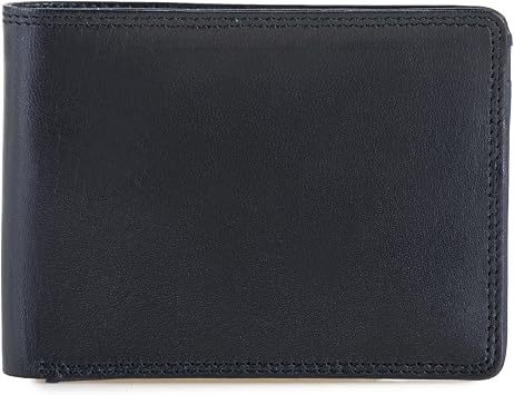 mywalit RFID Mens Jeans Leather Wallet | 3 Card Slots | Note Section & ID Window | Midnight Blue | Radio Frequency Shielding Lining for Enhanced Security | Perfect for Everyday Use