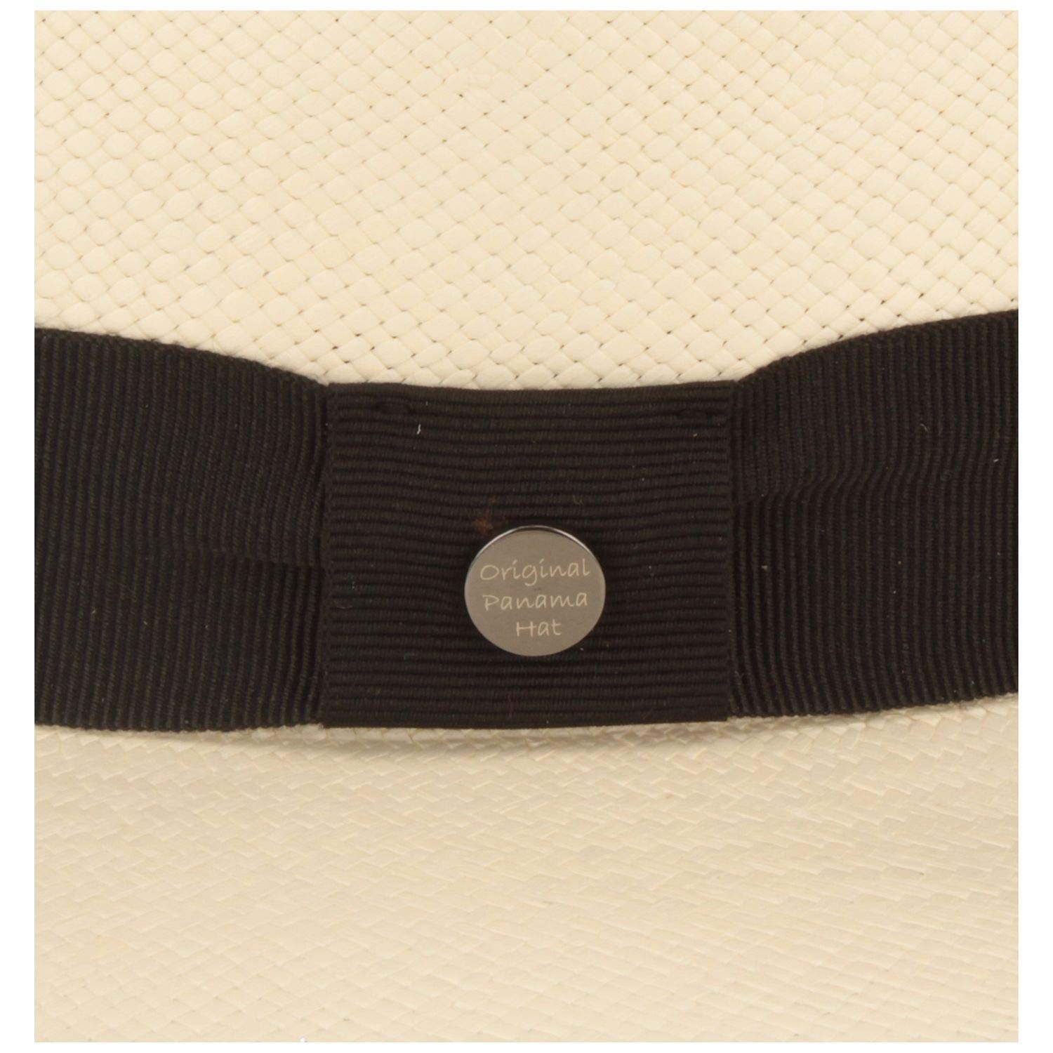 Breiter ORIGINAL Panama Hut, Strohhut, Sommerhut aus Ecuador, Handgeflochten, UV-Schutz 50+, Bruchschutz