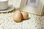 6 PCS Wood Egg Shakers Set, Musical Percussion Instruments, Natural Finish