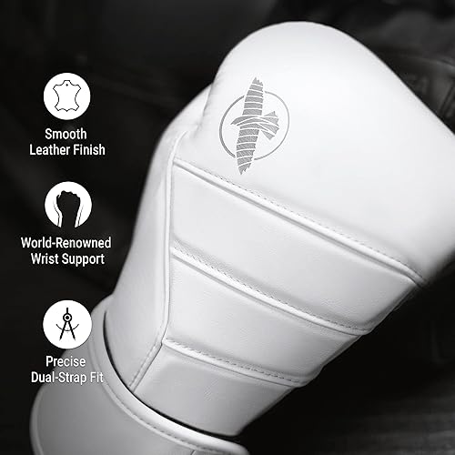 Miniatura 2 de Guantes de boxeo de cuero Hayabusa T3 Kanpeki para hombres y mujeres para entrenamiento, sparring, saco pesado y trabajo con manoplas