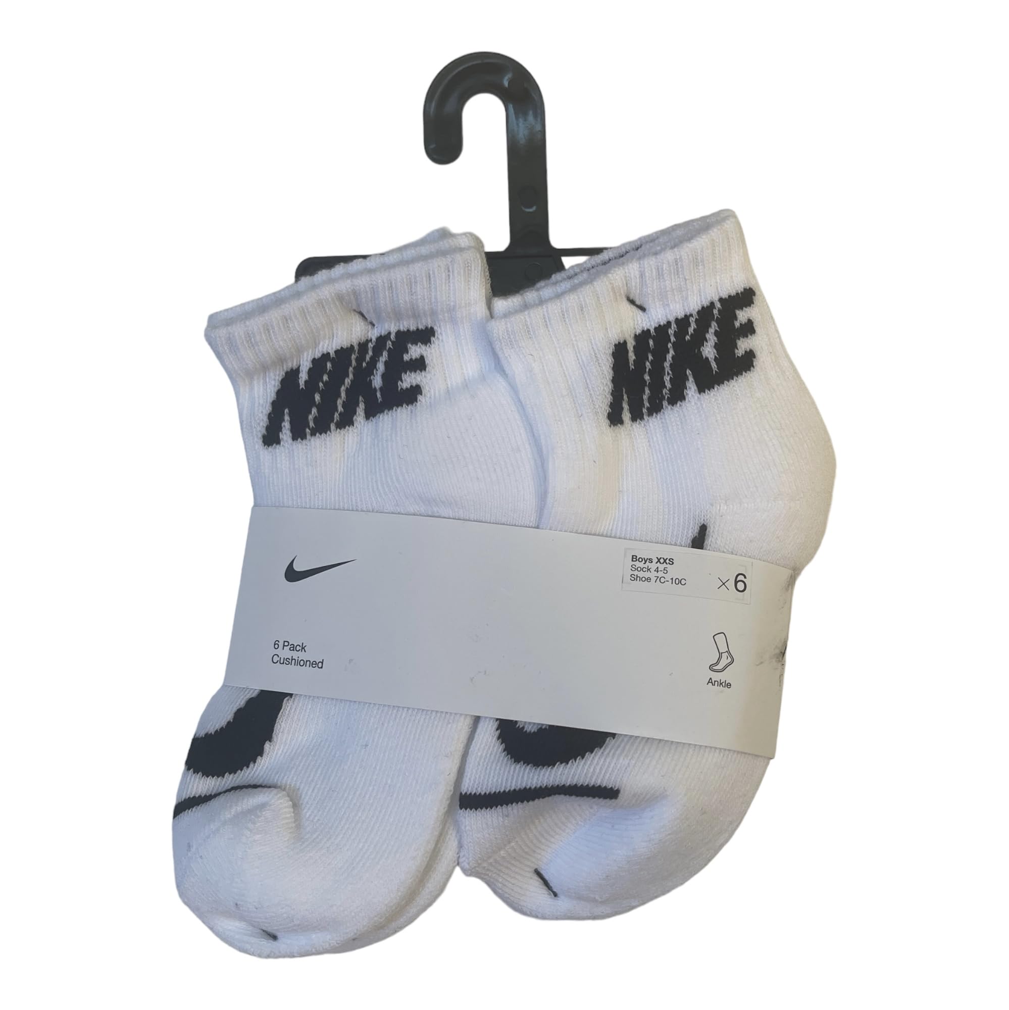 Nike Cushioned 6pk Ankle socks (Boys/XXS/4-5)