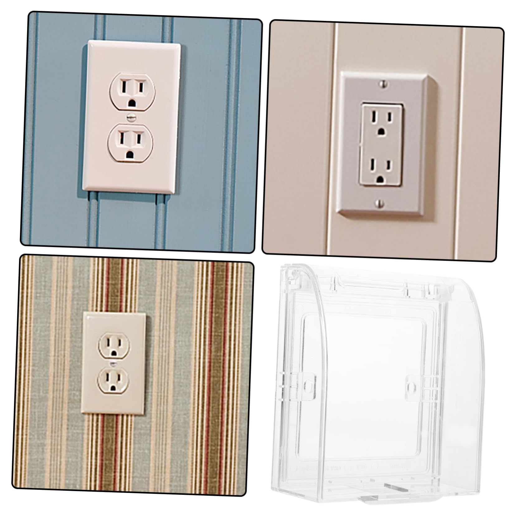 jojofuny 10pezzi Copertura Per Elettriche Protezione Per Coprischi Per Outlet Per e Monitoraggio Facile Standard