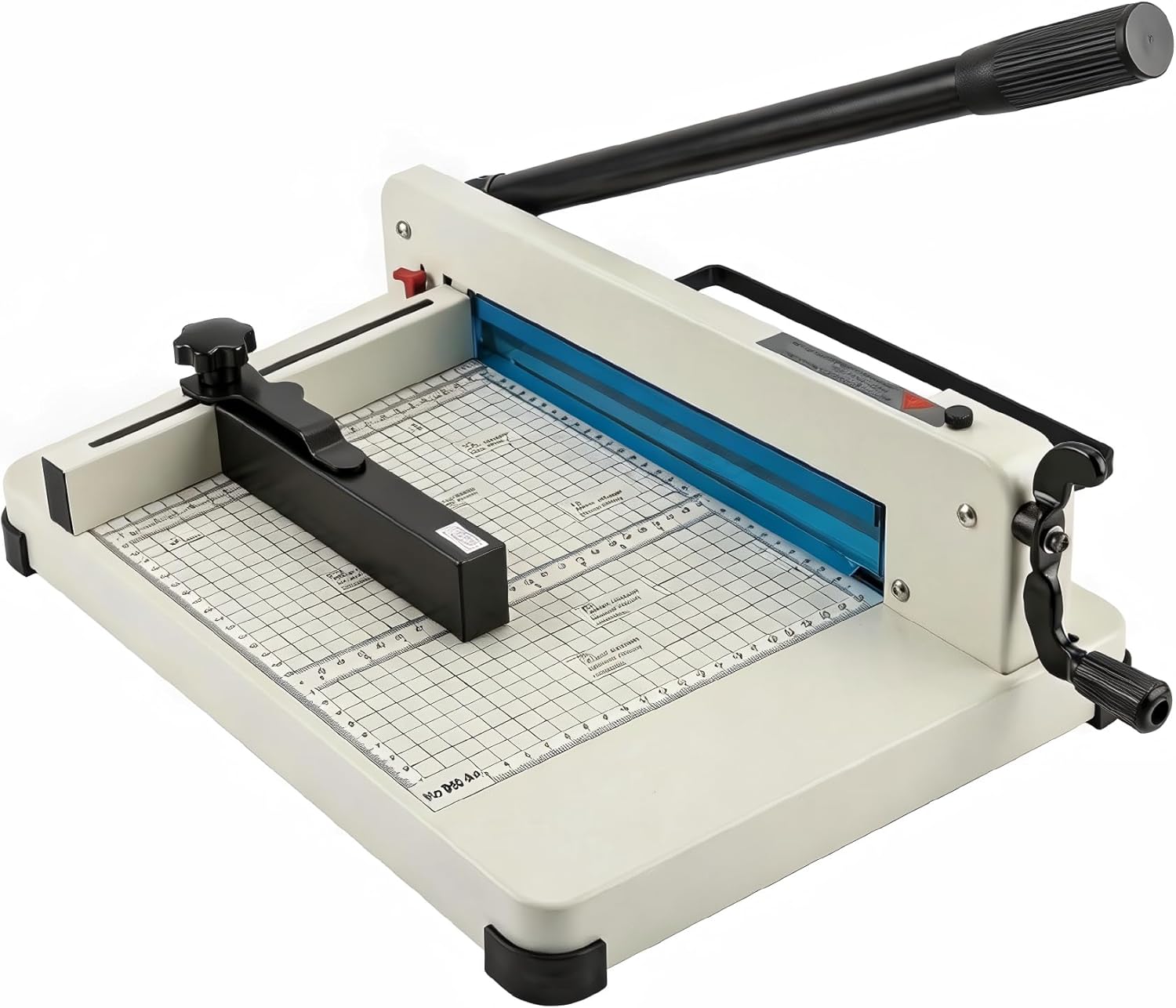 Heavy Duty Paper Cutter Guillotine 12 Inch Cutting Length Capacity Up to 400 Sheets Ideal for Offices Schools Print Shops Professional Quality Trimmer for Precision Cutting