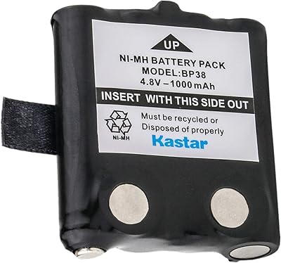 Kastar 1-Pack Ni-MH 4.8V 1000mAh Two-Way Radio Battery Replacement for GMR648-2CK, GMR680 GMR855, GMR855-2C, GMR855-2CK GMR885, GMR895 GMR1038, GMR1038-2, GMR10382, GMR1038-2CK, GMR10382CK GMR1048