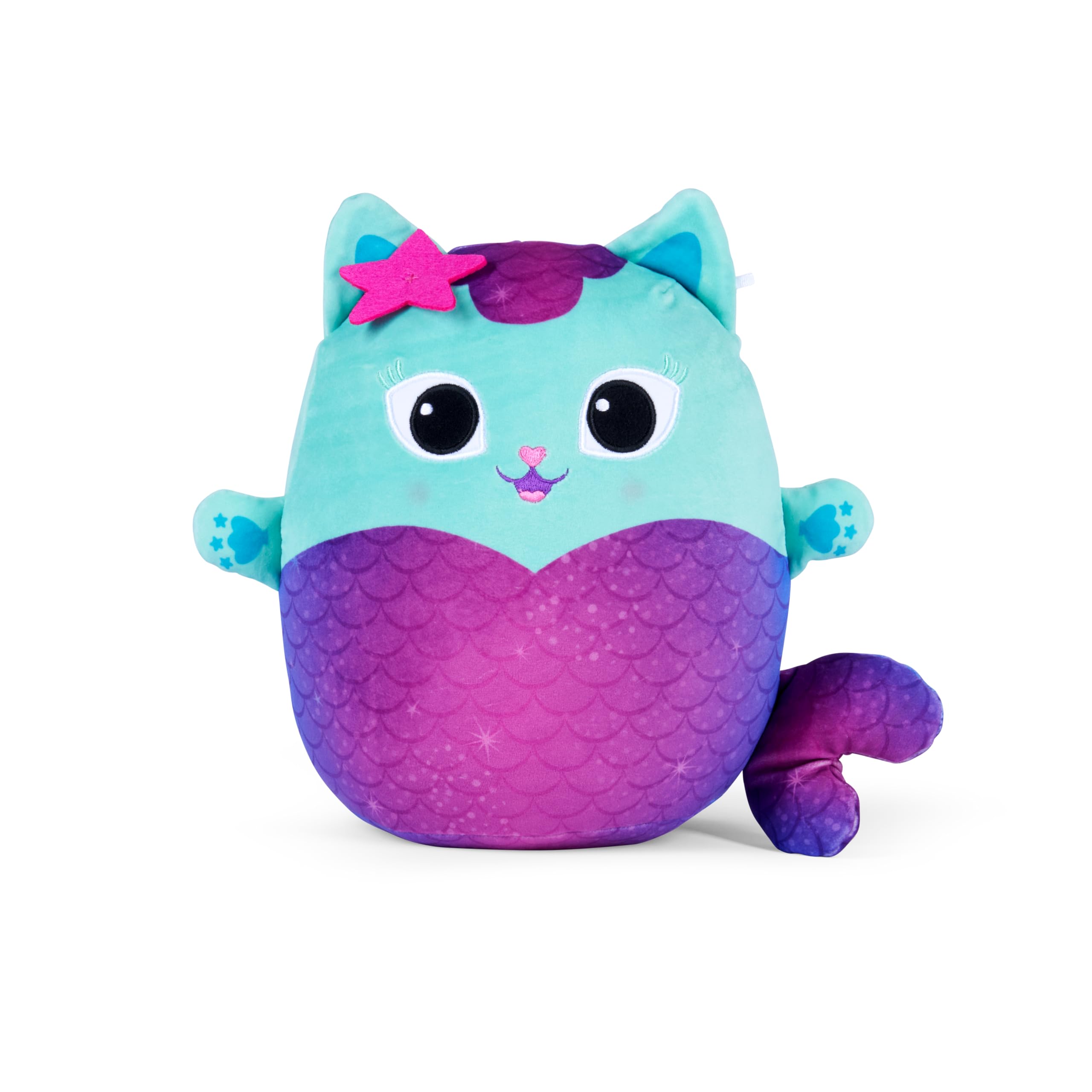 Schmidt Spiele 42798 Gabby's Dollhouse, Squishy Plush, Mercat, 30 cm Figure - Amazon Exclusive