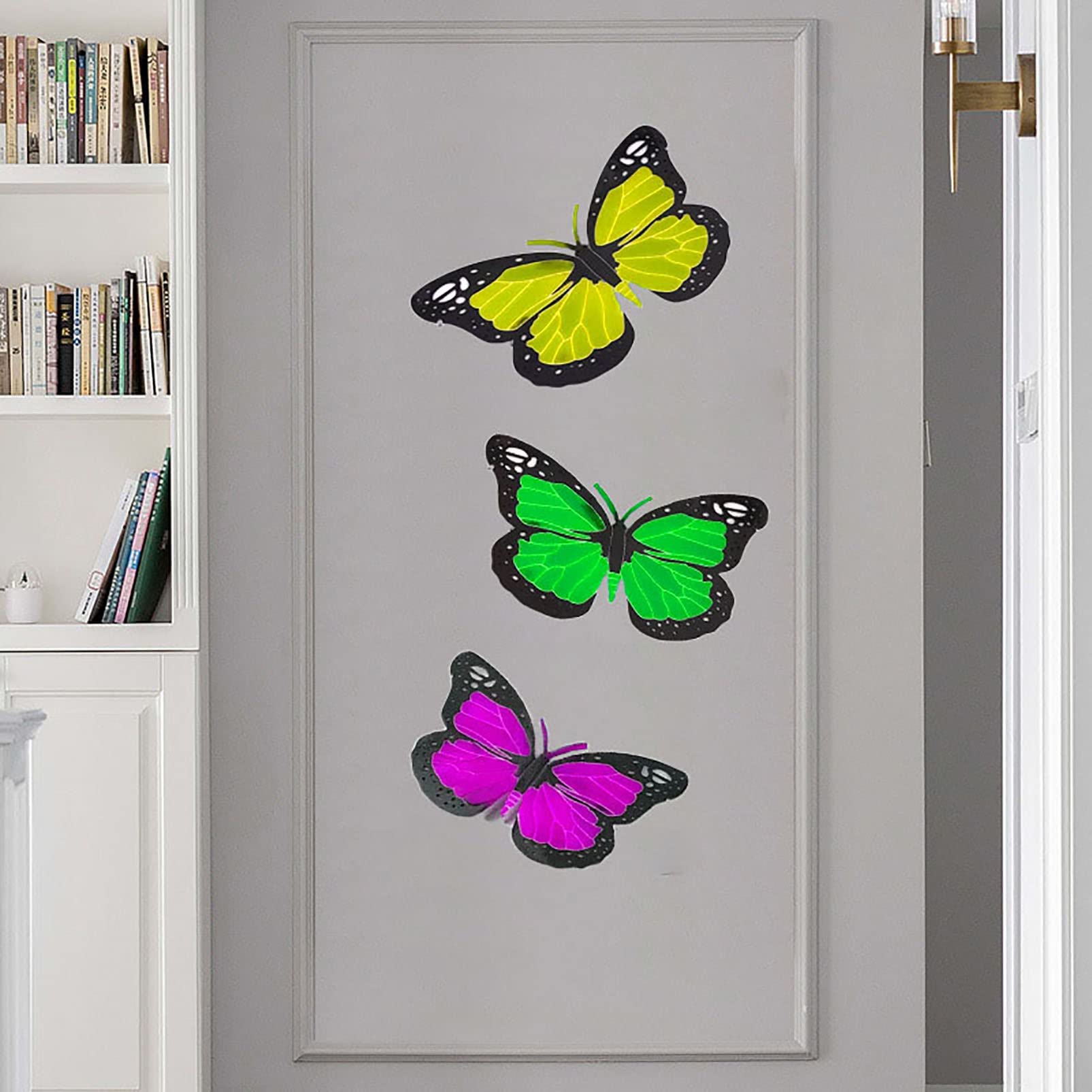 BOGEEL Molde De Resina De Silicona De Mariposa Para Moldes De Fundición Epoxi En Forma De Mariposa, Para Decoración De Pared, Fabricación De Joyas, 2.6 X 4.8 Pulgadas, Azul