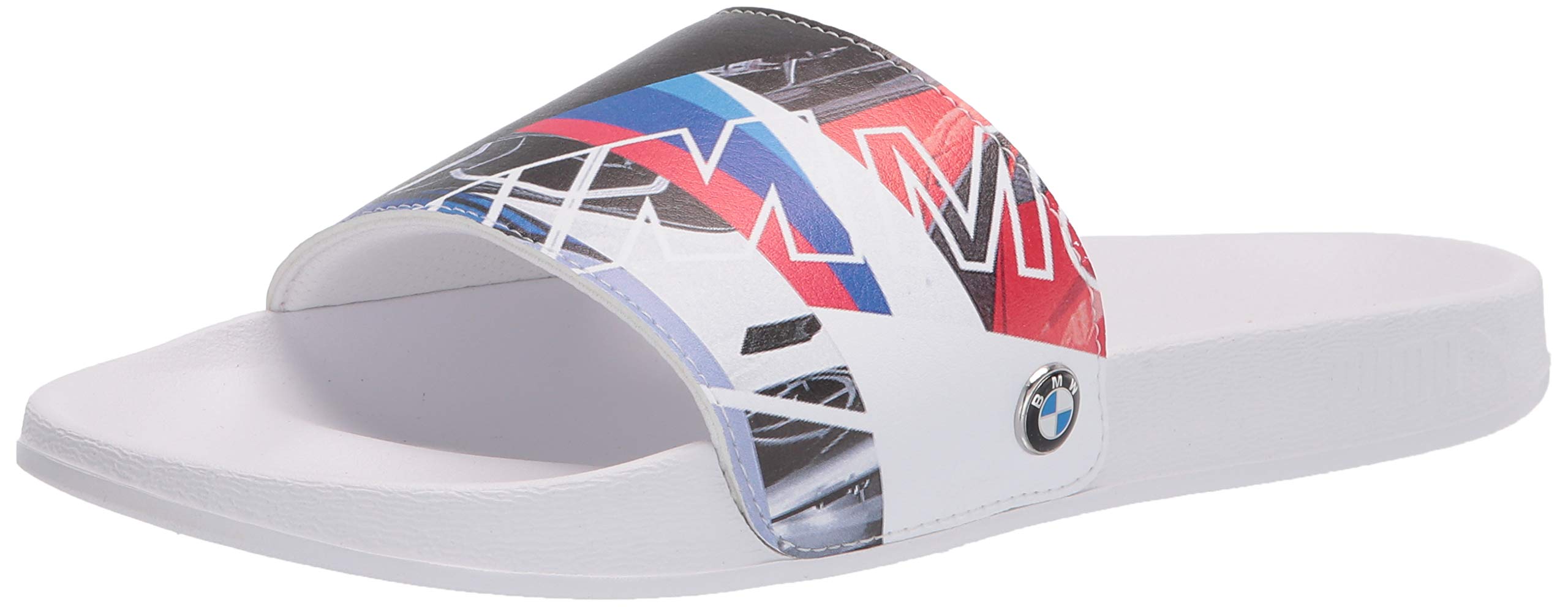 PUMA Men's BMW MMS GRAPHIC LEADCAT FTR Slide Sandal