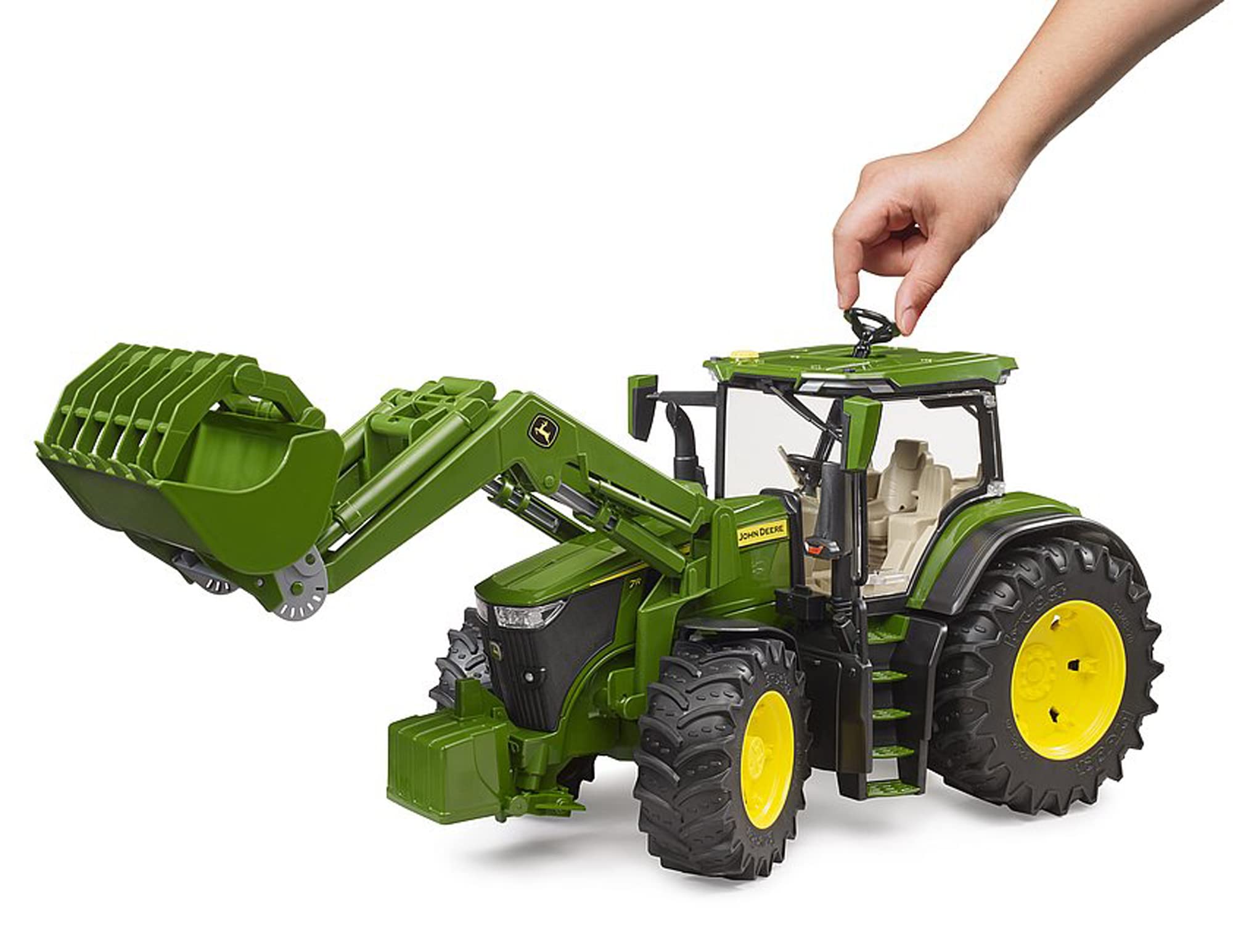 Amazon.co.jp: bruder ブルーダー JD 7R 350フロントローダー