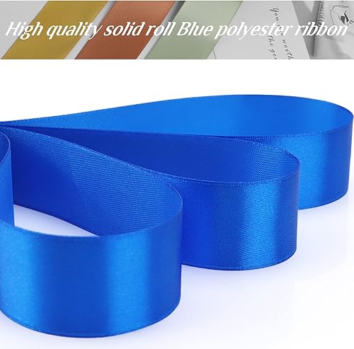 Miniatura 275 de Cinta de oro rosa de 1-1/2 pulgadas, para envolver regalos, 50 yardas, corona de fiesta de boda, costura, accesorios para el cabello, decoración