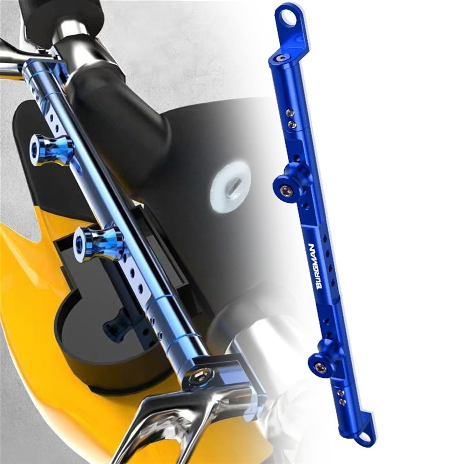 Barre guidon Suzuki Burgman support navigation pour trajets urbains