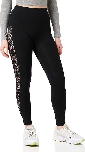 Leggings Ladies Lace Striped Yoga-Hose 