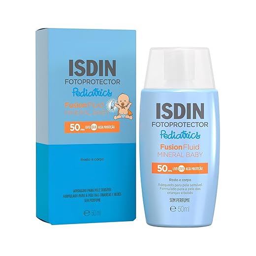 ISDIN Protetor Solar Infantil Fusion Fluid Mineral Baby FPS 50-50ml