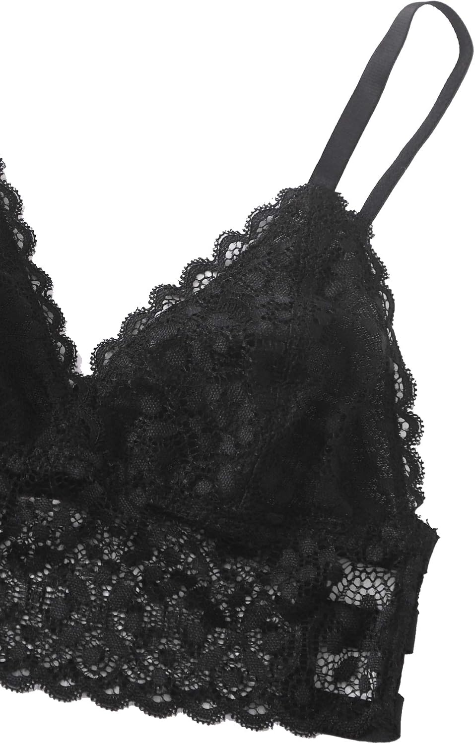 SweatyRocks Women's Bra and Panty Set Floral Lace Two Piece Bralette Lingerie Set: Clothing, Shoes & Jewelry