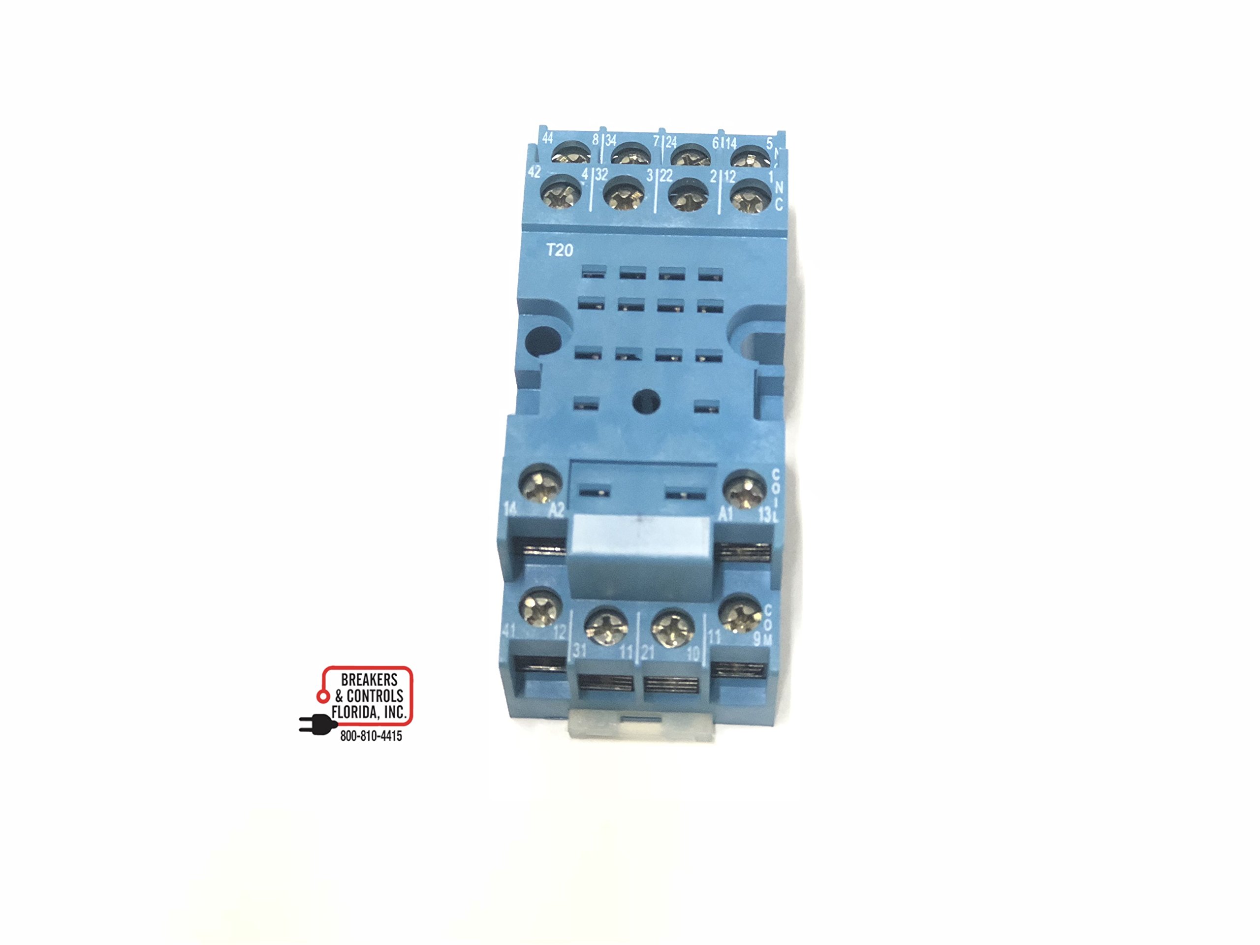 FINDER 94.74 RELAY SOCKET ASSEMBLY, 10A, 250VAC, 4CO-4PDT LOT OF 10
