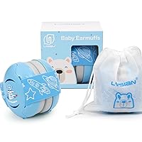 Vista 7 de LYSIAN Orejeras para bebé: auriculares con cancelación de ruido para bebés de 0 a 3 años, protección auditiva suave y cómoda para dormir, viajes