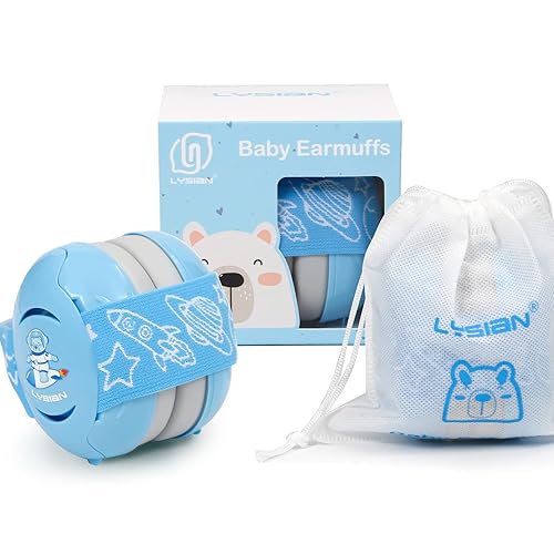 Miniatura 7 de LYSIAN Orejeras para bebé auriculares con cancelación de ruido para bebés de 0 a 3 años, protección auditiva suave y cómoda para dormir, viajes,