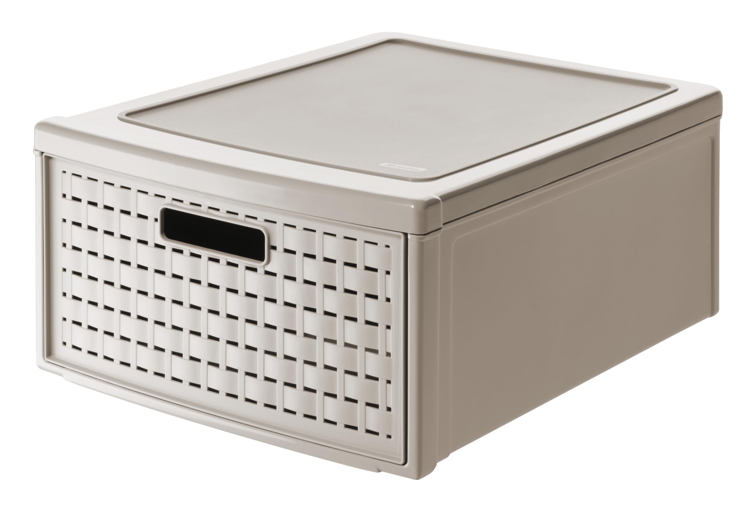 Rotho Country Schubladen Organizer 19,2 L Schubladenbox groß Cappuccino