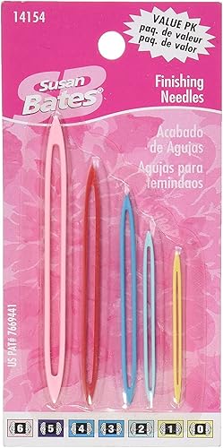 Susan Bates 14154 Paquete de agujas de tejer para acabado, surtido de 2 unidades