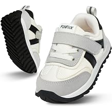 Toddler Shoes Boys Girls | Wide Toe Box, Easy Slip-On, Size 4-8 | Barefoot-feel flexible sole. Wipe-clean faux leather or breathable mesh. Velcro self-dress for daycare