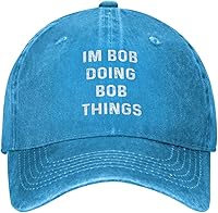 Vista 27 de Im Bob Doing Bob Things - Sombrero de camionero para hombre, sombrero de malla vintage para verano